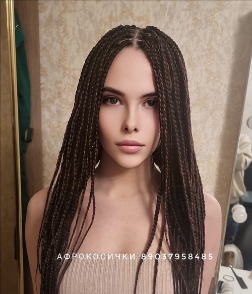 Классические афрокосички пример