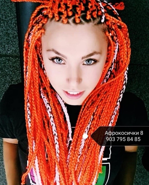 Классические афрокосички пример
